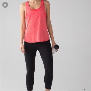 Lululemon Glide and Stride Tank Heathered Alarming